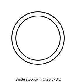 Full moon icon. Element of Whether for mobile concept and web apps icon. Outline, thin line icon for website design and development, app development