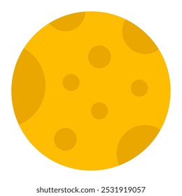 Full Moon icon for web, app, infographic, etc