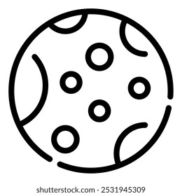Full Moon icon for web, app, infographic, etc