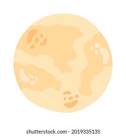 full moon night sphere icon