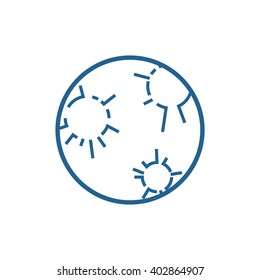Full Moon, Outer Space Icon