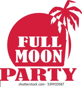 Full Moon Party At The Beach