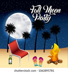 full moon party summer