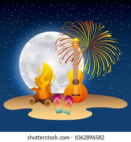 full moon party summer