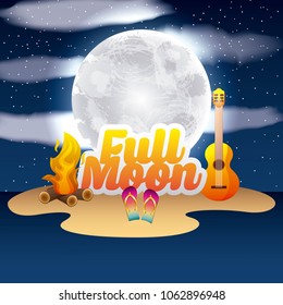 full moon party summer