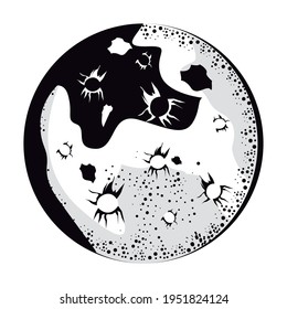 full moon phase astrology icon