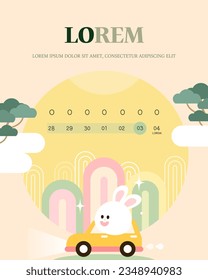 Full Moon Rabbit Paper Art Chuseok Delivery Guide 
