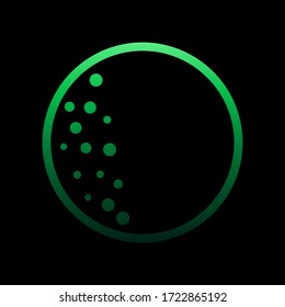 Full moon sign nolan icon. Simple thin line, outline vector of weather icons for ui and ux, website or mobile application