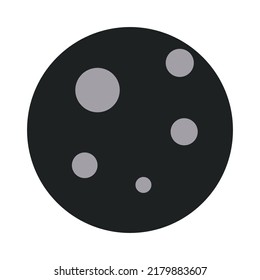 Full Moon Two Tone Icon