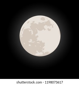 Full moon vector