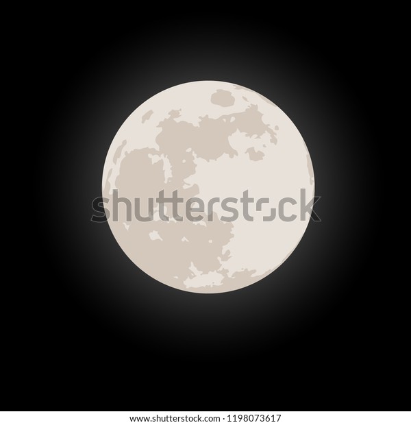 Full moon\
vector