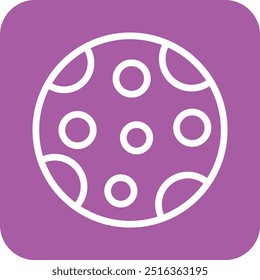 Full moon Vector Icon Design Illustration