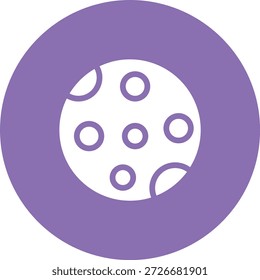 Illustration zum Vollmond-Vektorsymbol