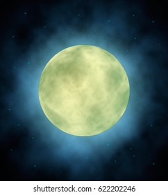 Full moon. vector illustration