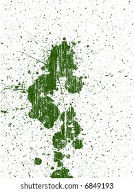 La página completa de las fuentes de color grunge - El fondo es transparente, por lo que se pueden mostrar en otras ilustraciones o imágenes.