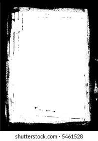 Full Page Paint Border - Can be used as a background, Backdrop, Border, Business Graphic etc