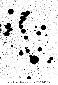 Full Page of Splats -  Background is transparent so they can be overlayed on other Illustrations or Images.