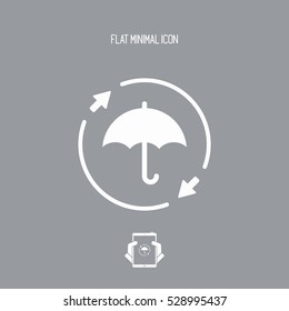 Full protection - Minimal vector icon