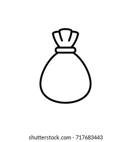 full sack line black icon