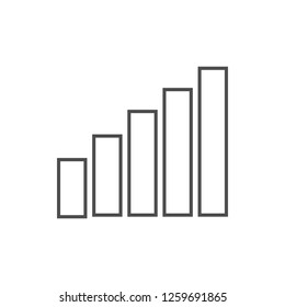 full scale signal icon. Element of web for mobile concept and web apps icon. Thin line icon for website design and development, app development