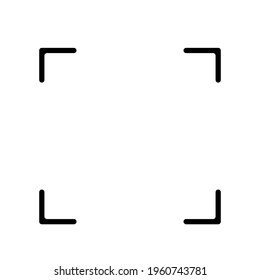 Full screen button vector icon. Maximize,arrow symbol. Flat vector sign isolated on white background. Simple vector illustration for graphic and web design.