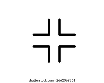 Icono de pantalla completa aislado sobre fondo blanco. Maximizar y minimizar el símbolo de pantalla.