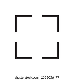 Icono de pantalla completa. Maximizar el Vector de iconos