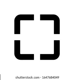 full screen icon on white background