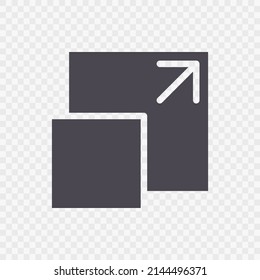 Full screen icon sign symbol logo vector illustrations