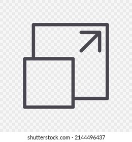 Full screen icon sign symbol logo vector illustrations