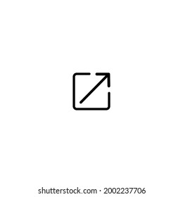 Full Screen icon simple vector perfect illustration