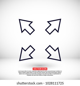 in full screen icon vector