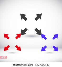 in full screen icon vector