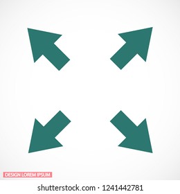 in full screen icon vector