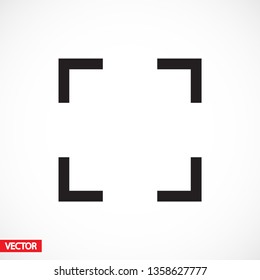 in full screen icon vector