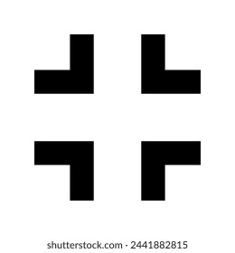 Full Screen icon vector. Expand illustration sign. Open symbol or logo.