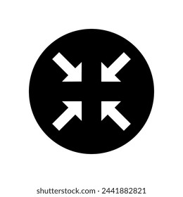 Full Screen icon vector. Expand illustration sign. Open symbol or logo.