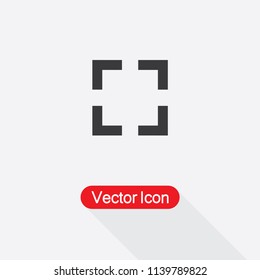 In Full Screen Icon Vector Illustration Eps10