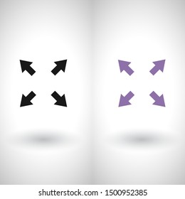 In full screen icon vector. Illustration design.