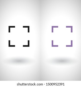 in full screen icon vector. Illustration design.