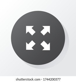 Full screen icon. Vector illustration EPS 10.