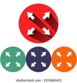 in full screen icon vector . Lorem Ipsum Illustration design