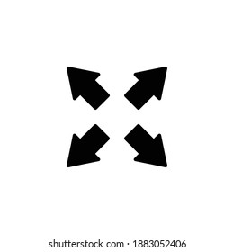full screen mode icon vector symbol