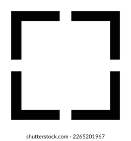 full screen mode icon and zoom out,signs and symbols,vector simple design.