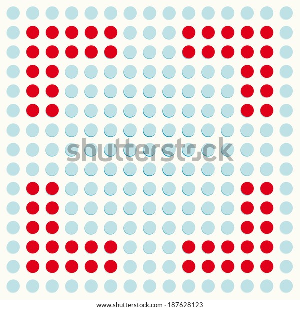 Full Screen Sign Composed Dots Stock Vector (Royalty Free) 187628123 ...