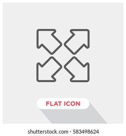 Full screen vector icon