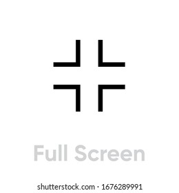 crosshair overlay fullscreen or window