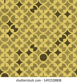 Full seamless abstract geometric skin pattern vector for decor and textile. Black and yellow design for textile fabric printing and wallpaper. Design for fashion and home design.