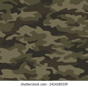 Full seamless abstract military camouflage skin pattern vector for decor and textile. Army masking design for hunting textile fabric printing and wallpaper. Design for fashion and home design.