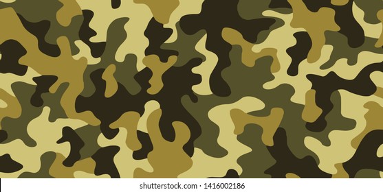 Full seamless abstract military camouflage skin pattern vector for decor and textile. Army masking design for hunting textile fabric printing and wallpaper. Design for fashion and home design.